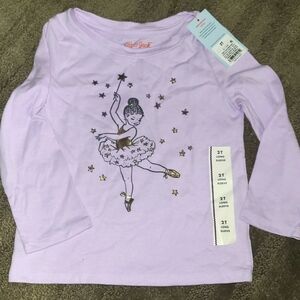 🆕️Cat & Jack Ballarina PJ Top